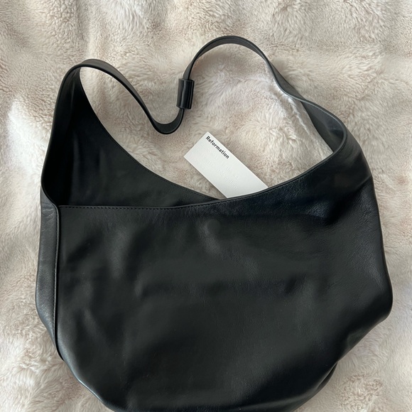 Reformation Black Leather Bag - Picture 3 of 8